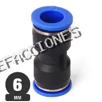 UNIDOR RAPIDO 6MM PLASTICO 
