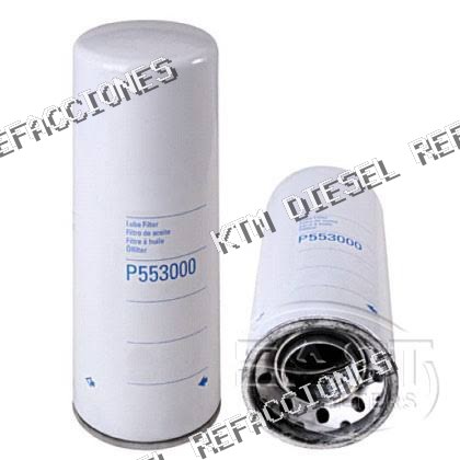 FILTRO DE ACEITE DONALDSON P553000