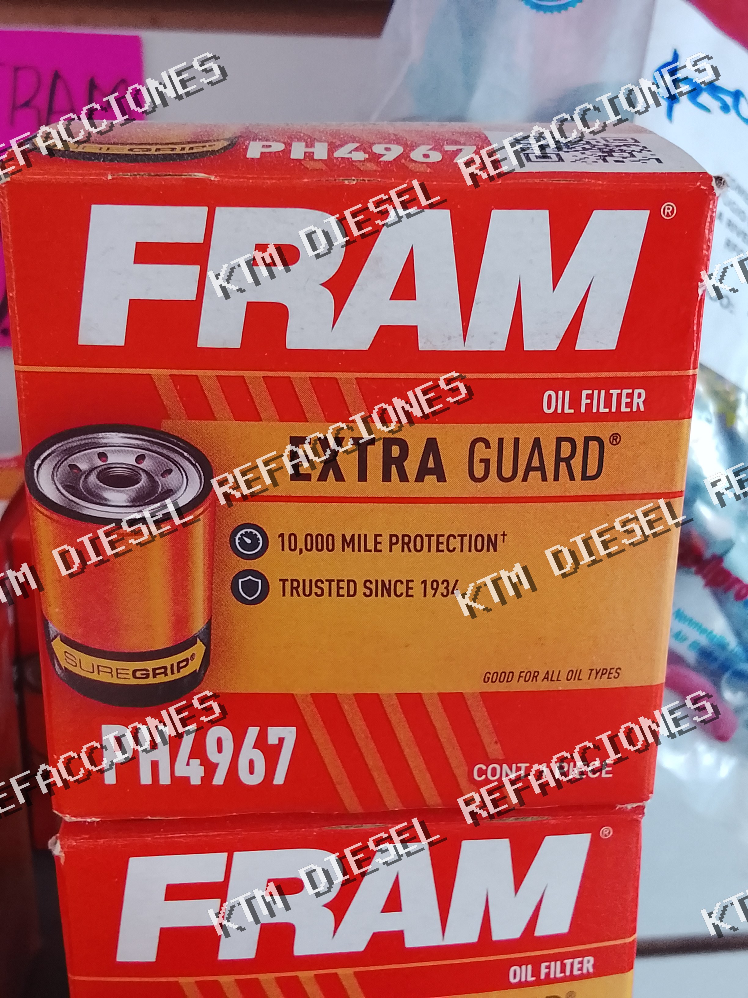 FILTRO DE ACEITE FRAM PH4967