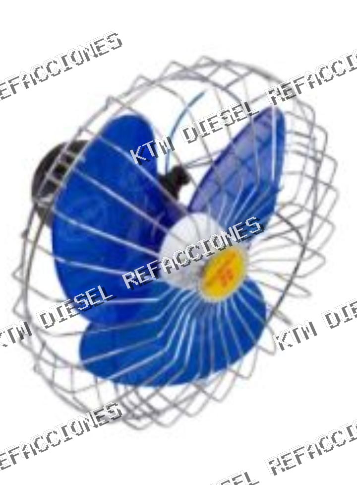 VENTILADOR FIJO 12V 6" REFORZADO 1 VELOCIDAD ASPA PLASTICA QBH CAFAN VEN-FI-12V