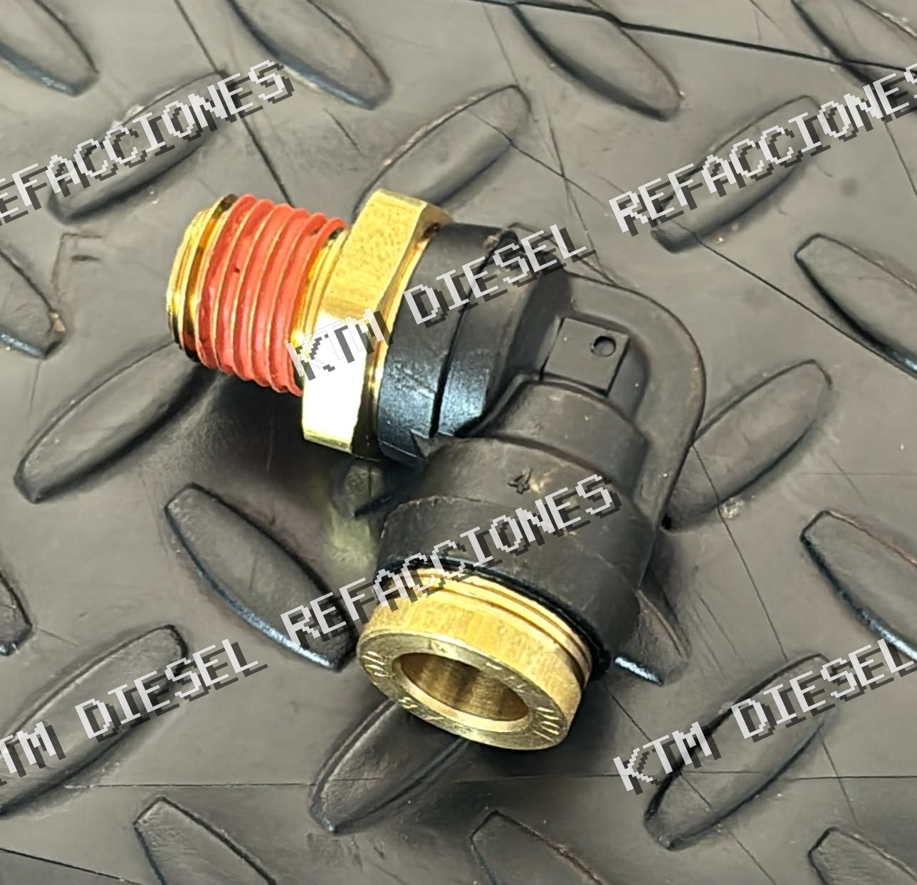 CONEXION EN CODO 90° 3/8 A 1/4 NPT PARKER