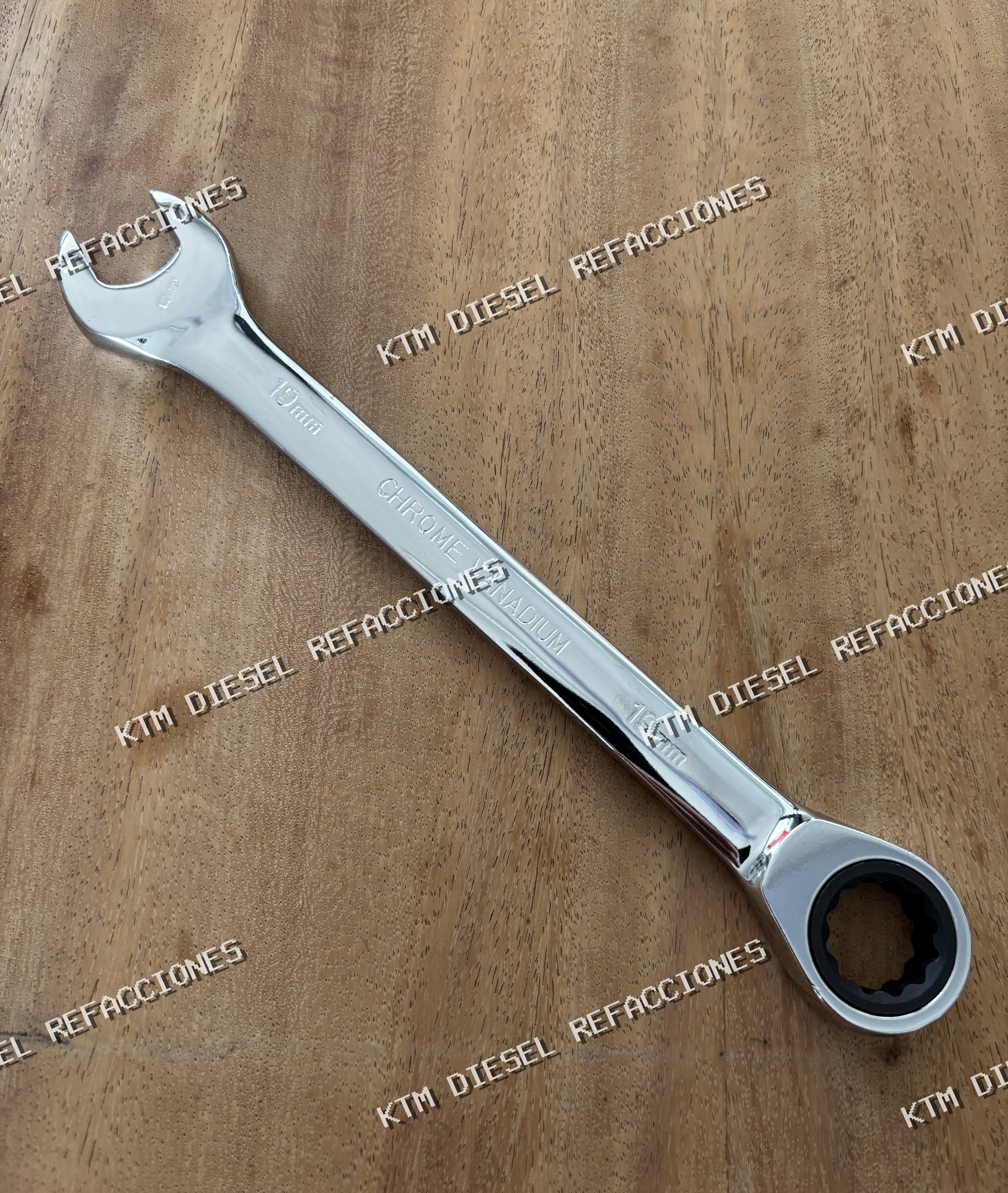 LLAVE COMBINADA CON MATRACA 19MM MOXSN