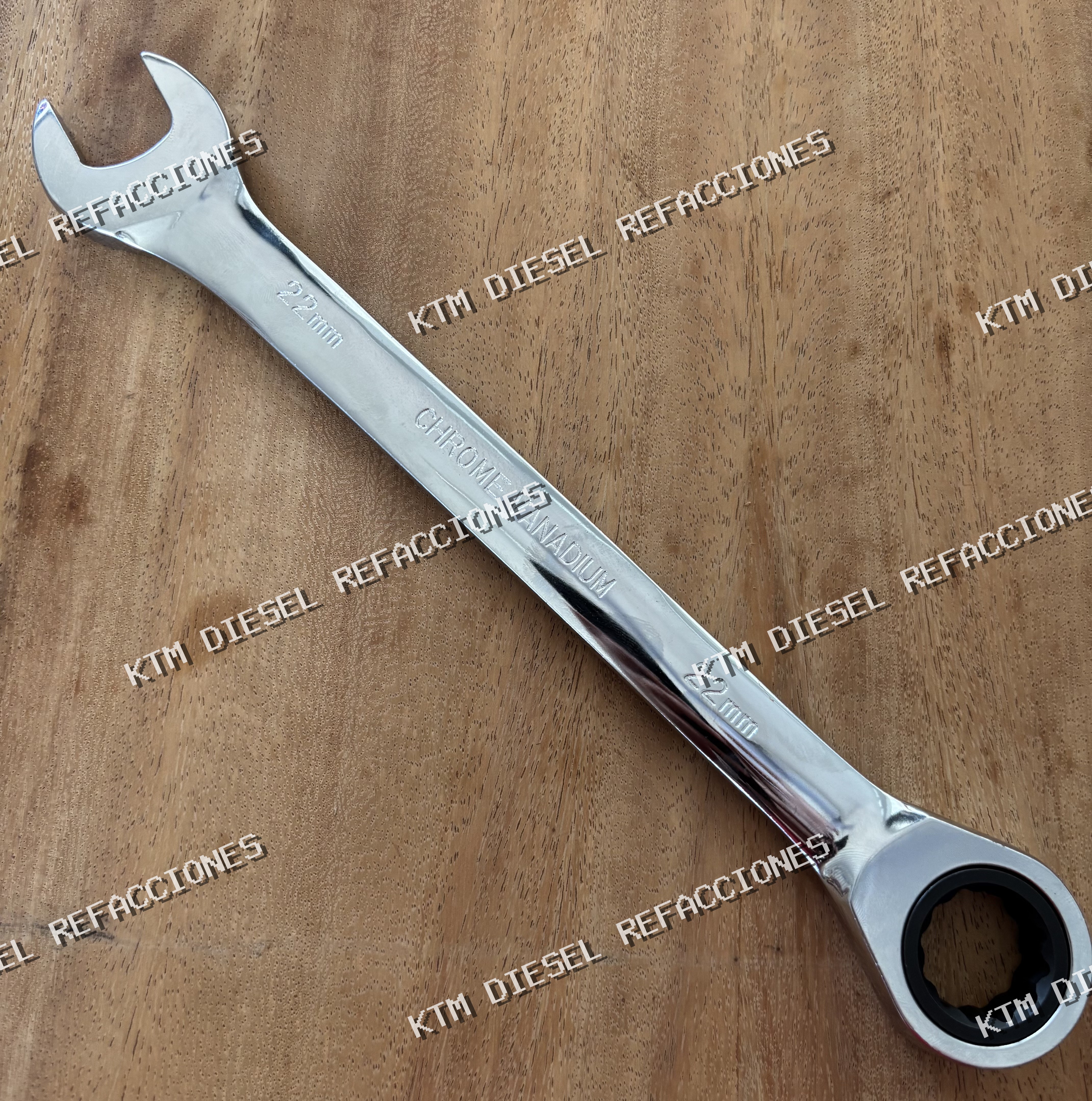 LLAVE COMBINADA CON MATRACA 22MM MOXSN