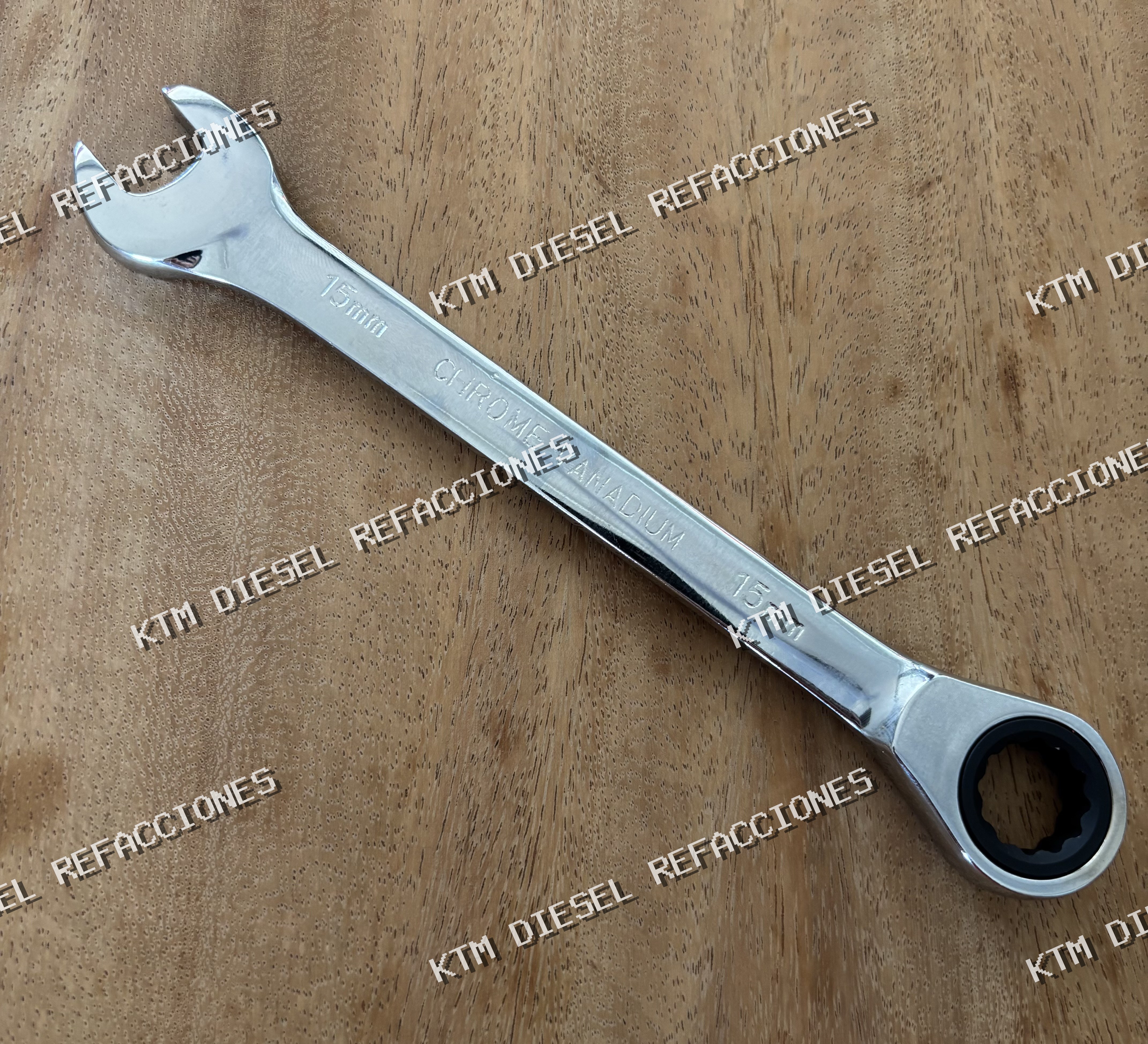 LLAVE COMBINADA CON MATRACA 15MM MOXSN