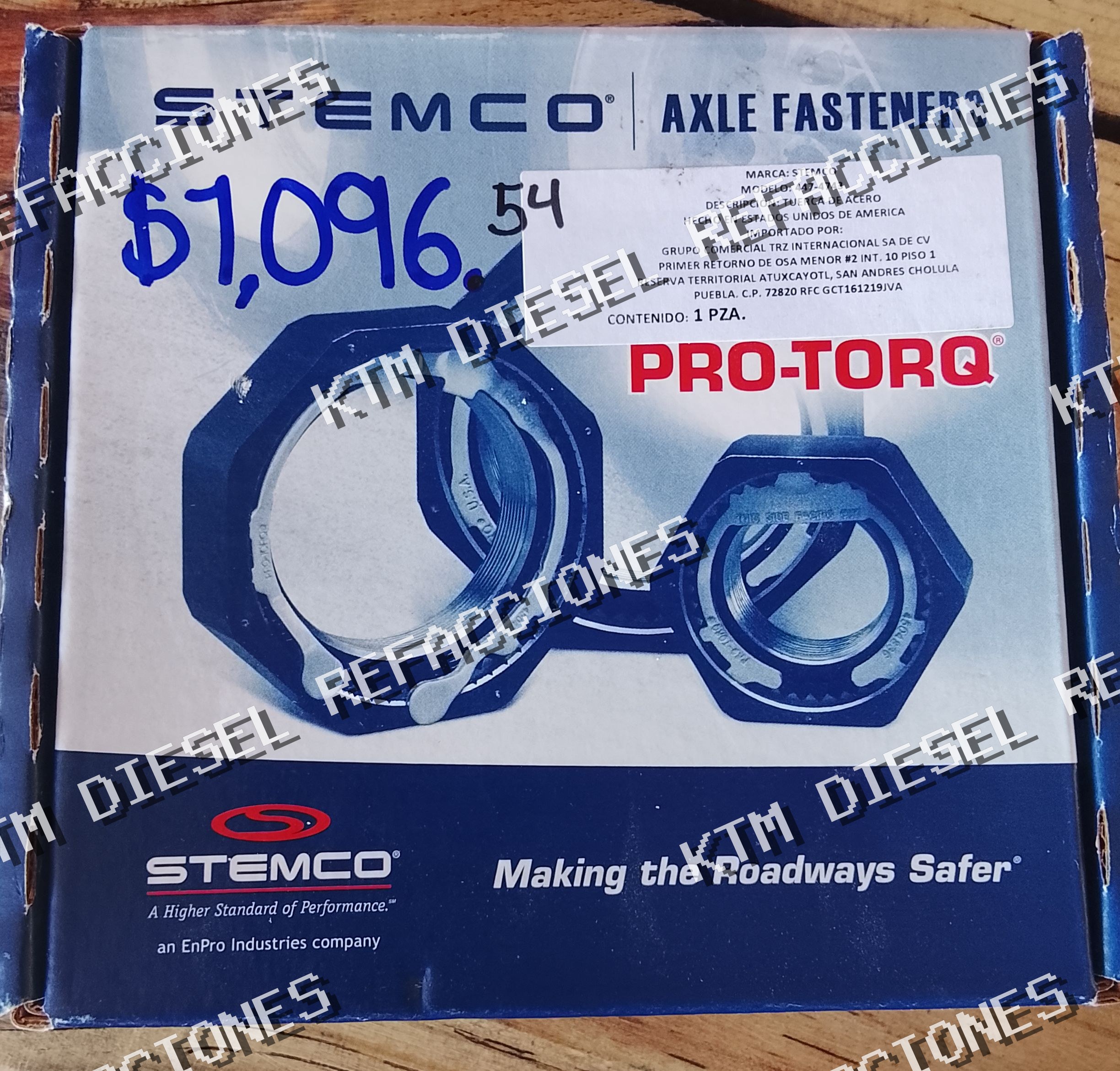  TUERCA ALTA PARA ESPIGA CONICA STEMCO 447-4743