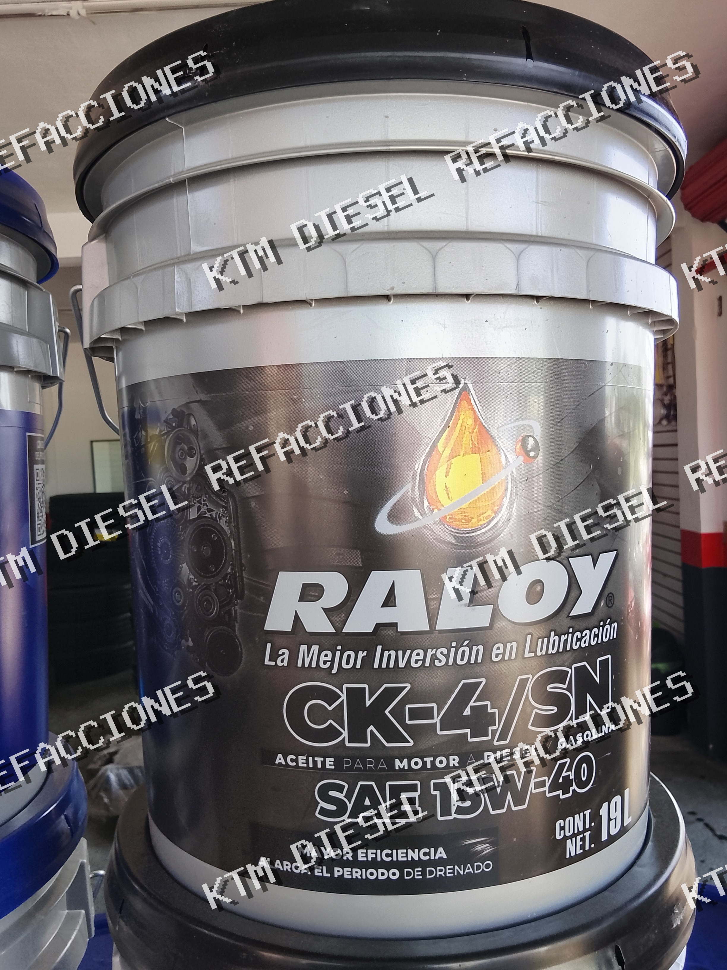 ACEITE DE MOTOR DIESEL CK-4/SN SEA 15W40 RALOY 19LT