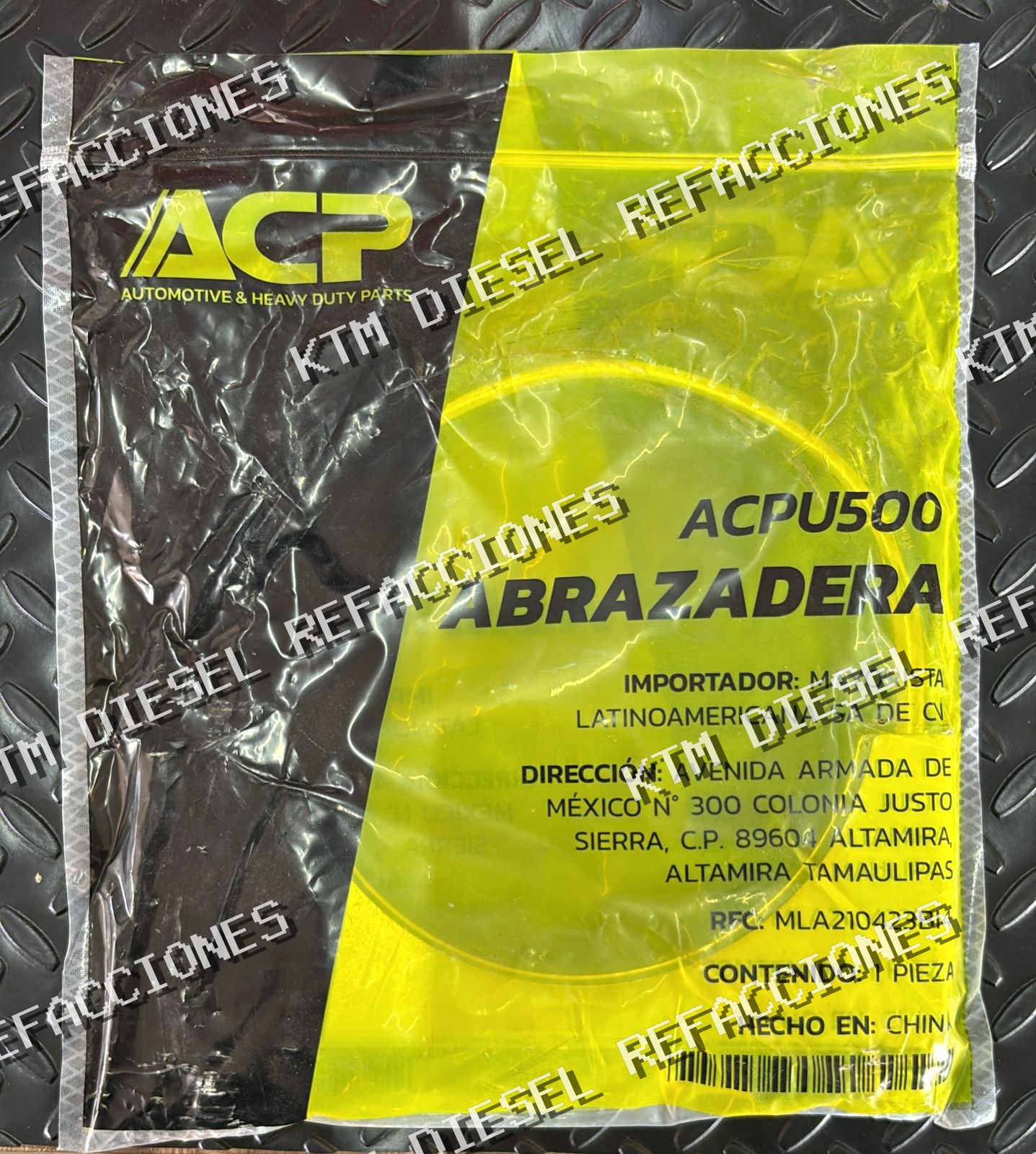 ABRAZADERA DE YUGO ACP TIPO U 5"