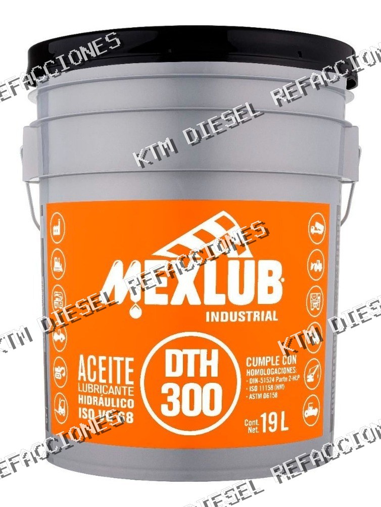 ACEITE HIDRAULICO DTH MEXLUB H300 19LT