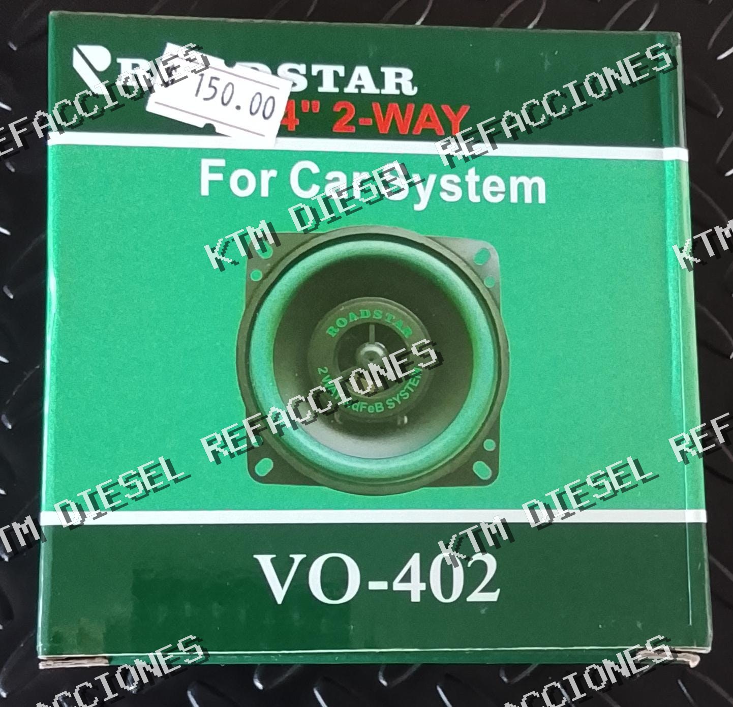 BOCINA PARA AUTOMOVIL 4" 2 VIAS