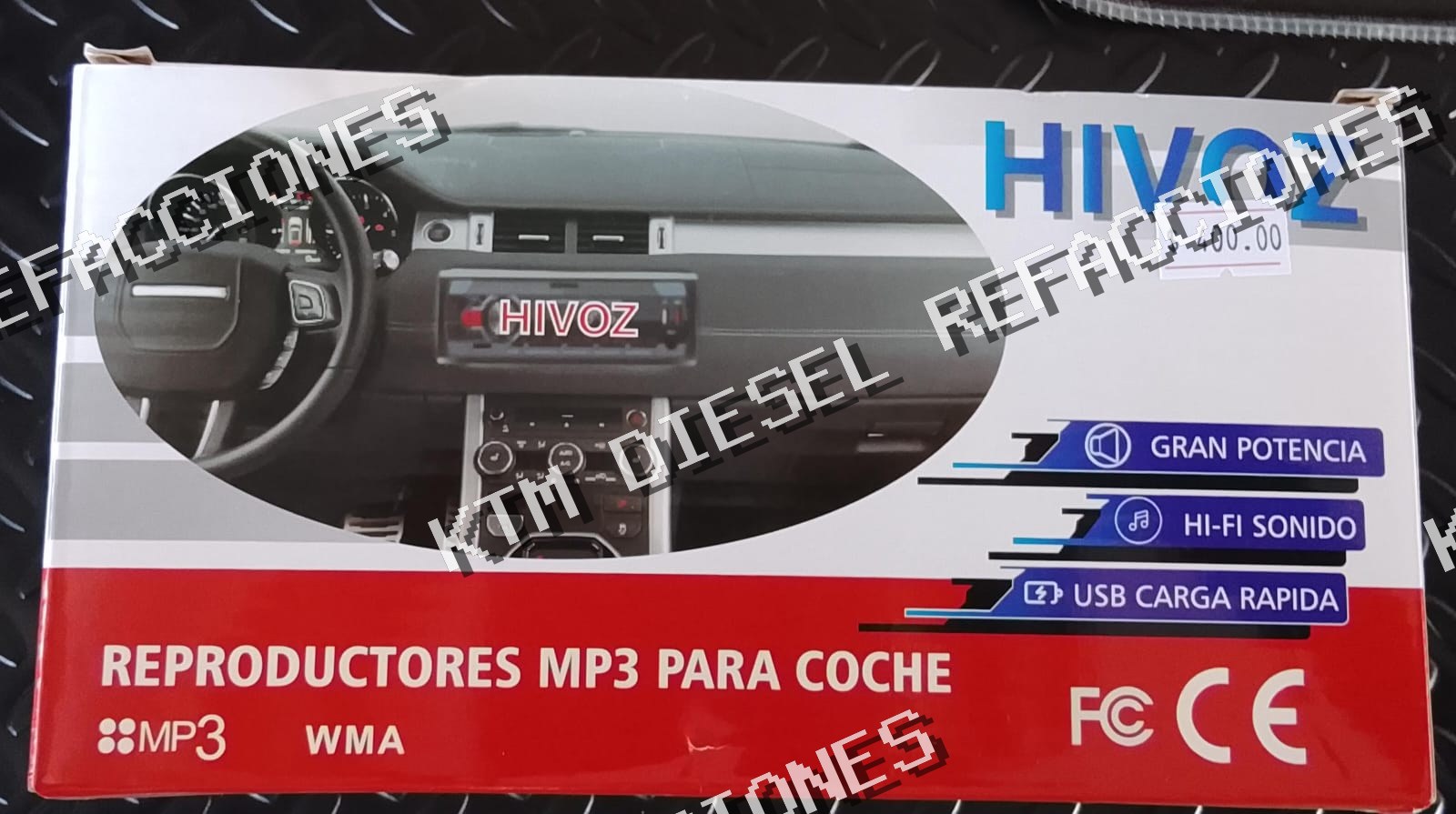AUTOESTEREO REPRODUCTOR MP3 