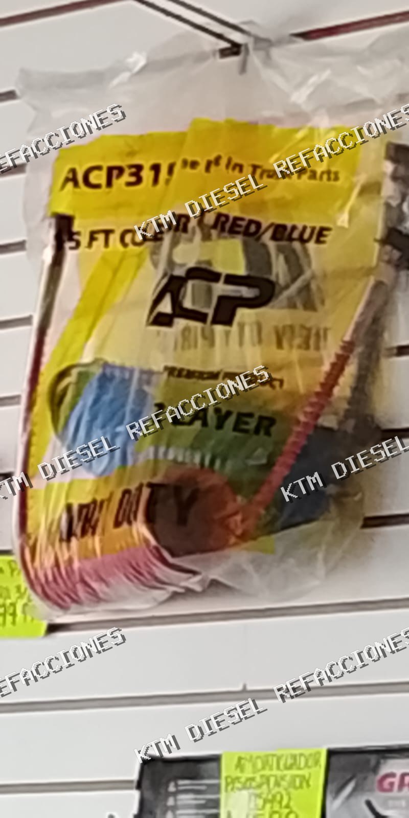 MANGUERA DE AIRE AZUL Y ROJA ACP