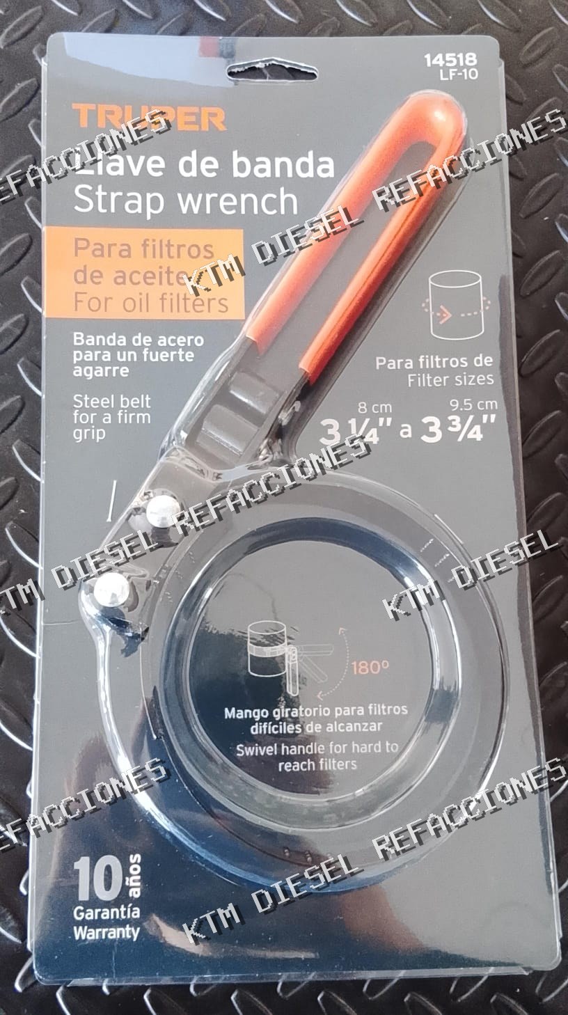 CINCHO PARA FILTRO 3-1/4" 3-3/4 TRUPER 