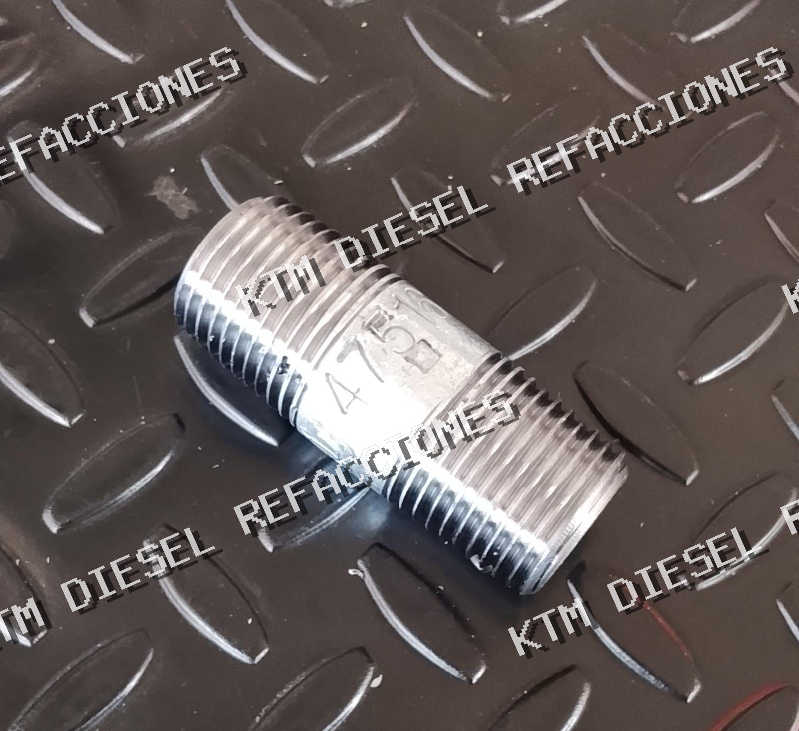 NIPLE GALVANIZADO 1/2 X 2"