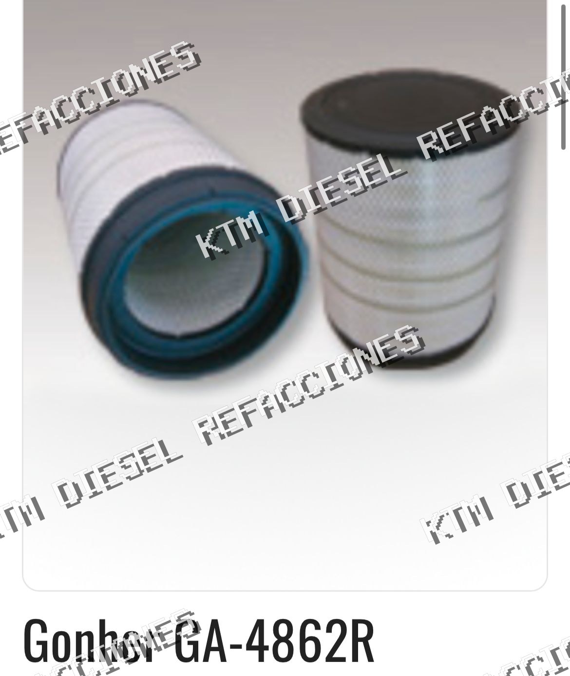 FILTRO DE AIRE GA-4862R GONHER