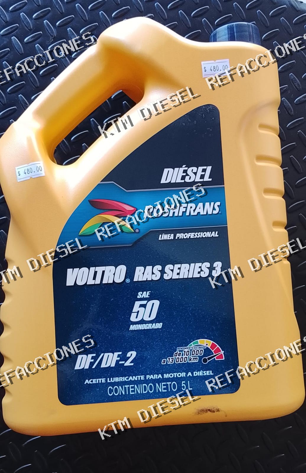 ACEITE DE MOTOR PARA DIESEL SEA 50 MONOGRADO ROSHFRANS 5LT
