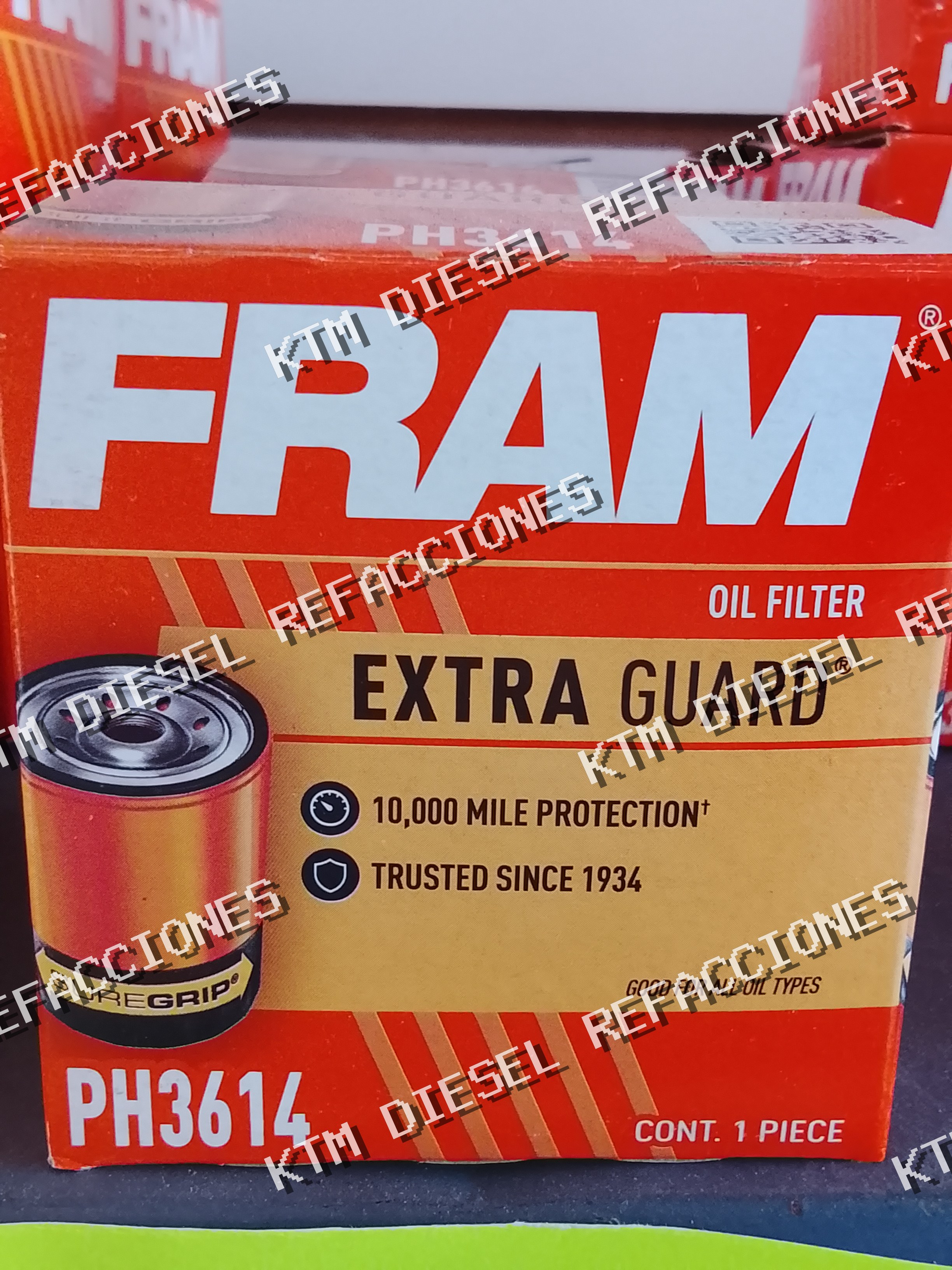 FILTRO DE ACEITE FRAM PH3614