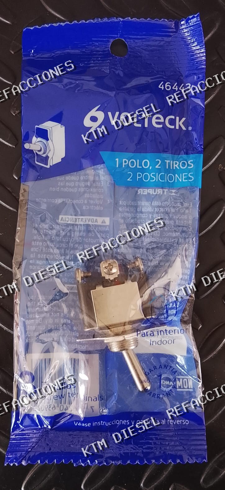 INTERRUPTOR DE PALANCA 3 TORNILLOS (COLA DE RATA) VOLTECK