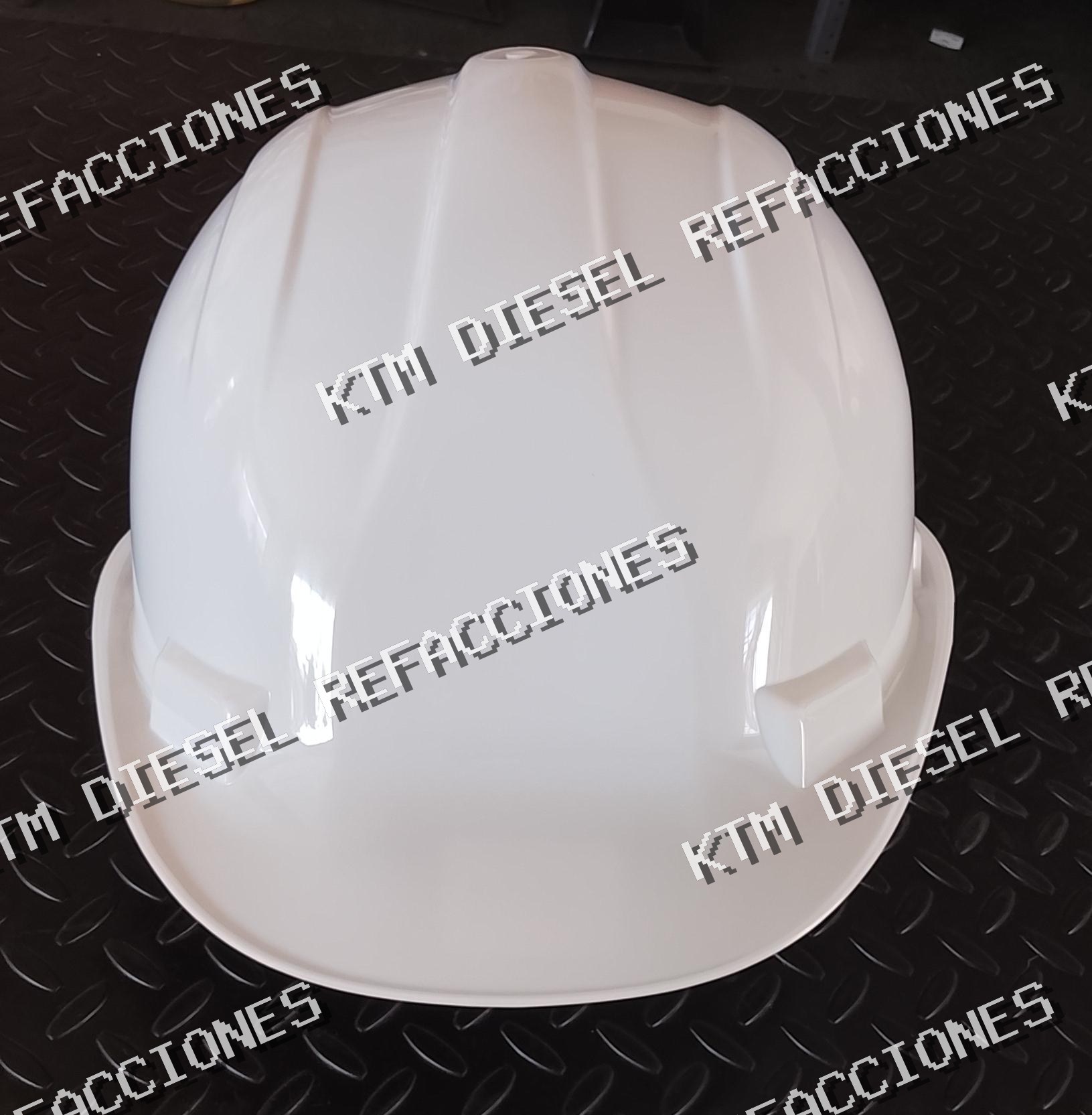 CASCO DE SEGURIDAD AJUSTE INTERVALO BLANCO PRETUL