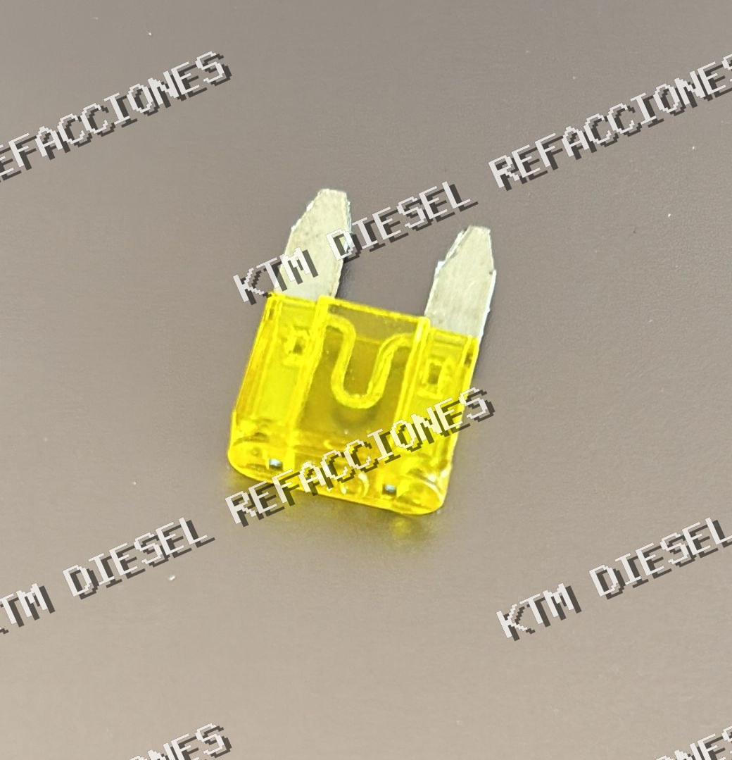 FUSIBLE MINI 20AMP AMARILLO AUTOMOTRIZ 