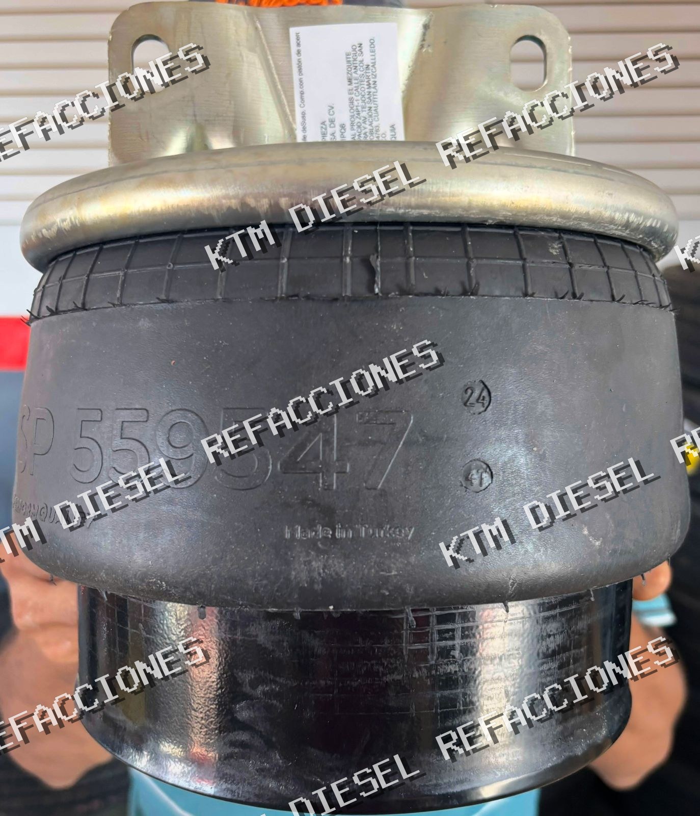 BOLSA DE AIRE DE SUSPENSION PISTON DE ACERO HEMBRA SAMPA 559547-k