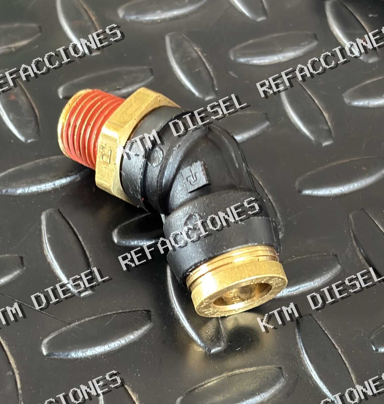 CONEXION EN CODO 45° 3/8 A 1/4 NPT PARKER 