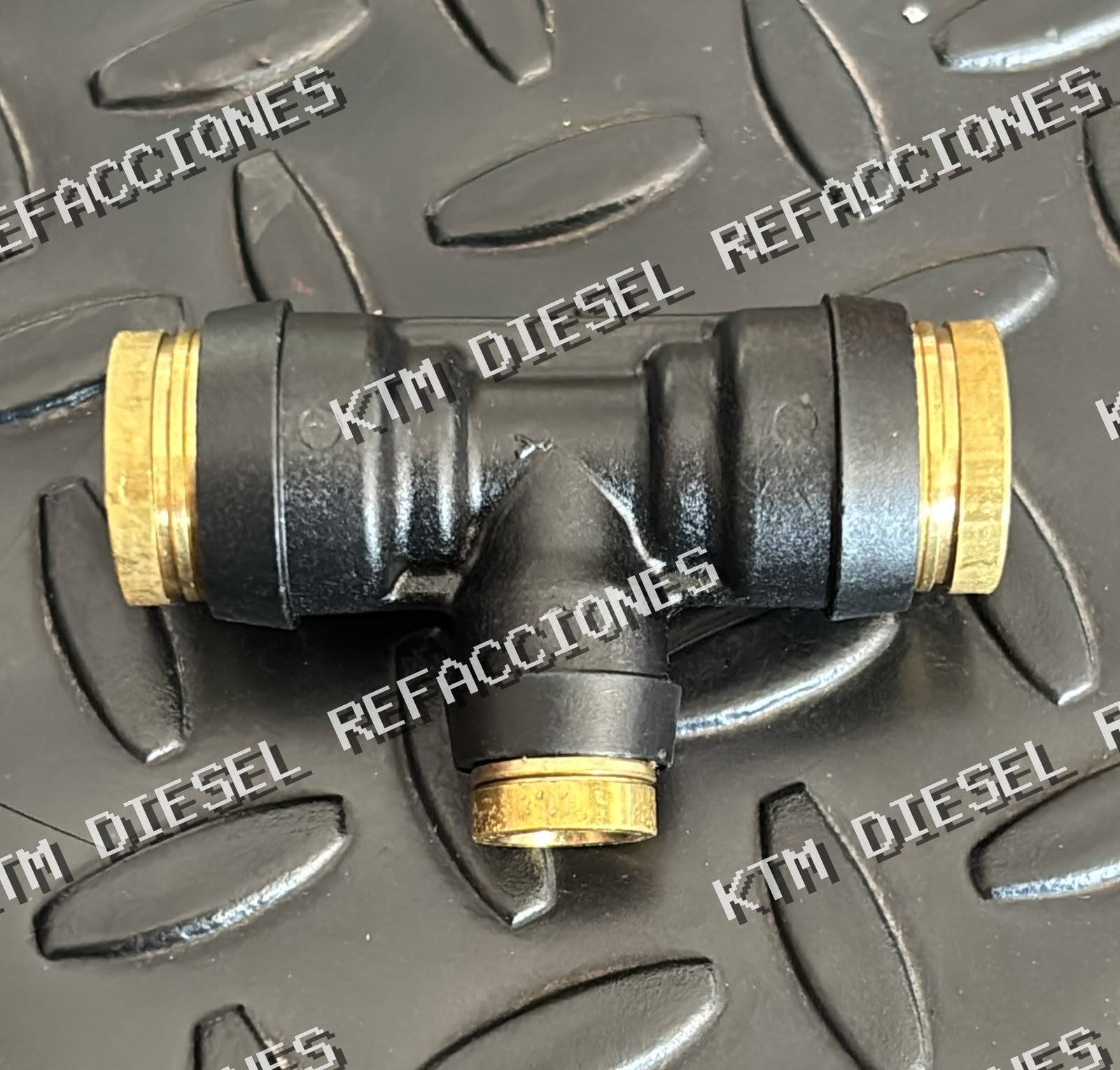 CONEXION RAPIDA EN TEE 3/8 A 1/4 PARKER 