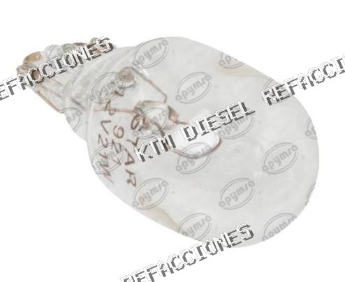 FOCO INCANDESCENTE 921 TRANSPARENTE 12V 21W 1 POLO 1PZ TIPO PELLIZCO GRANDE PARA LUZ INTERIOR CHRYSLER QBH STAR 921
