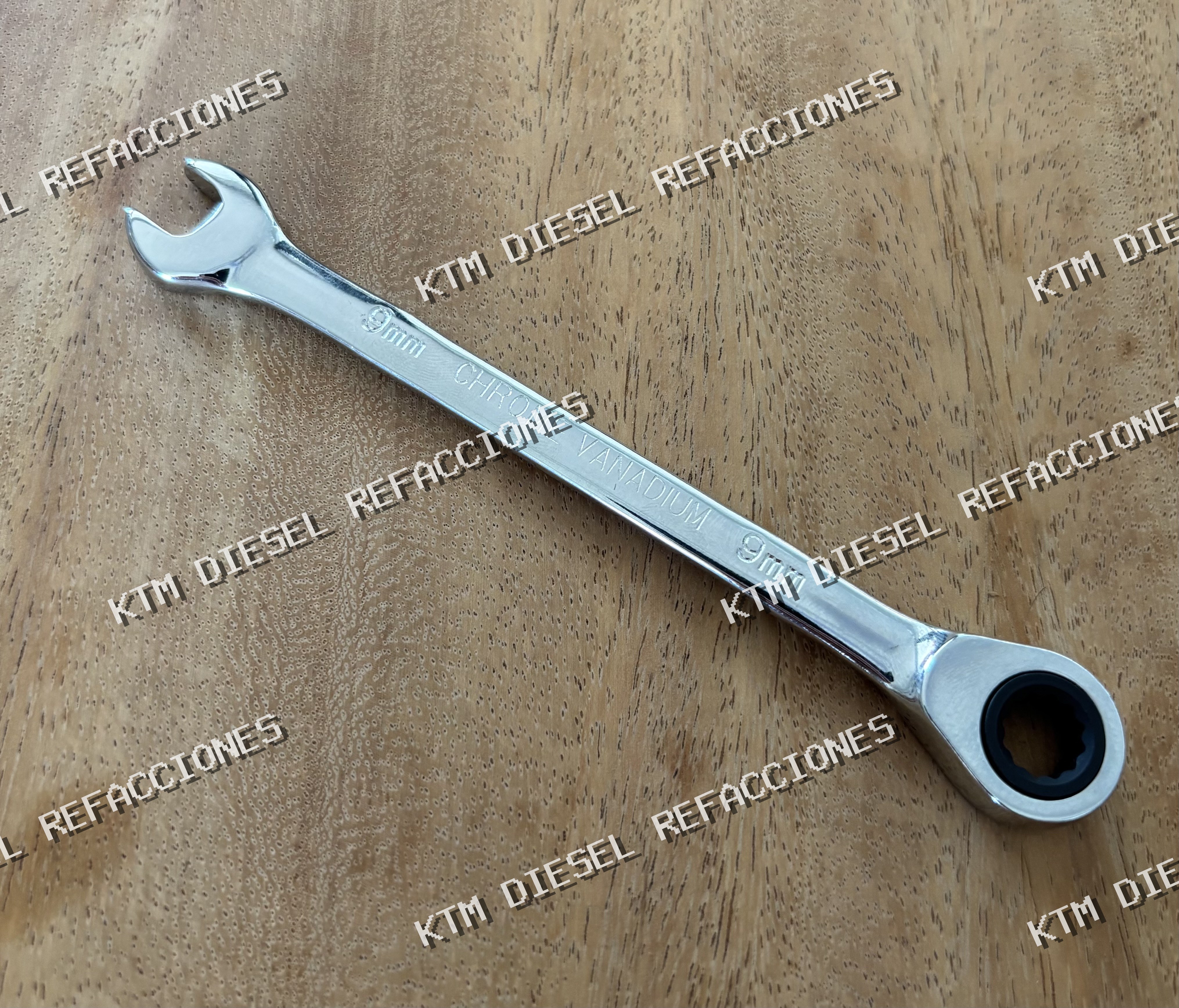 LLAVE COMBINADA CON MATRACA 9MM MOXSN
