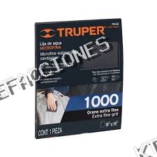 LIJA DE AGUA #1000 GRANO TRUPER 