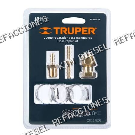 JUEGO REPARADOR PARA MANGUERAS TRUPER 