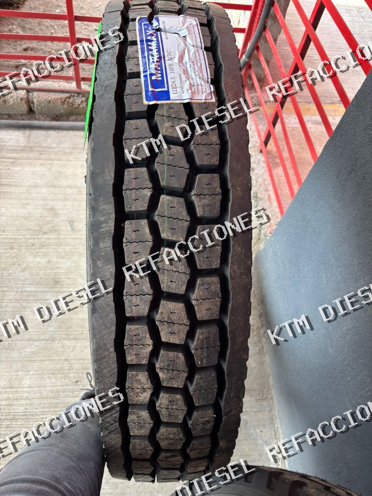 LLANTA TRACCION MARAMAX 11R24.5