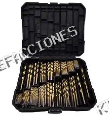 JUEGO DE BROCAS HELICOIDALES DE TITANIO