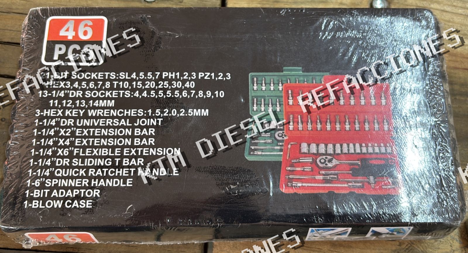 JUEGO DE HERRAMIENTA MECANICA DADO AUTOCLE