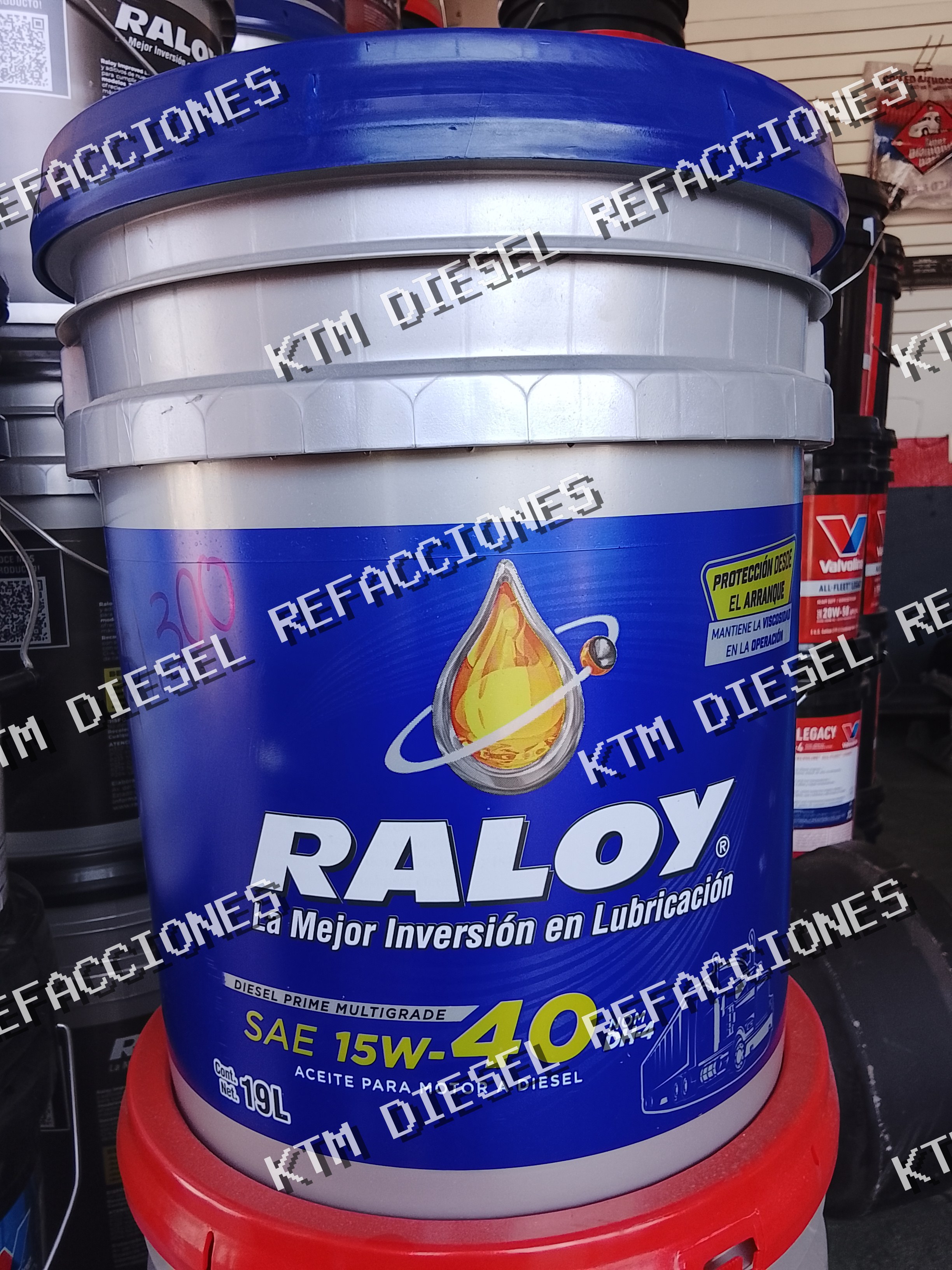 ACEITE DE MOTOR DIESEL SEA 15W40 RALOY 19LT