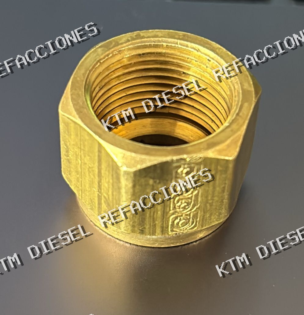 TUERCA DE COMPRESION  5/8 x 1/2 BRONCE