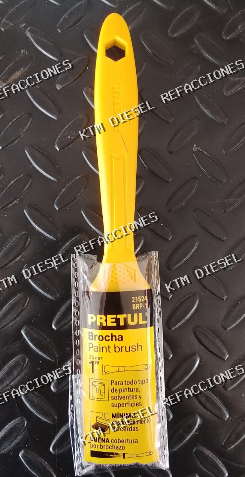 BROCHA USO GENERAL DE 1" CON MANGO PLASTICO PRETUL