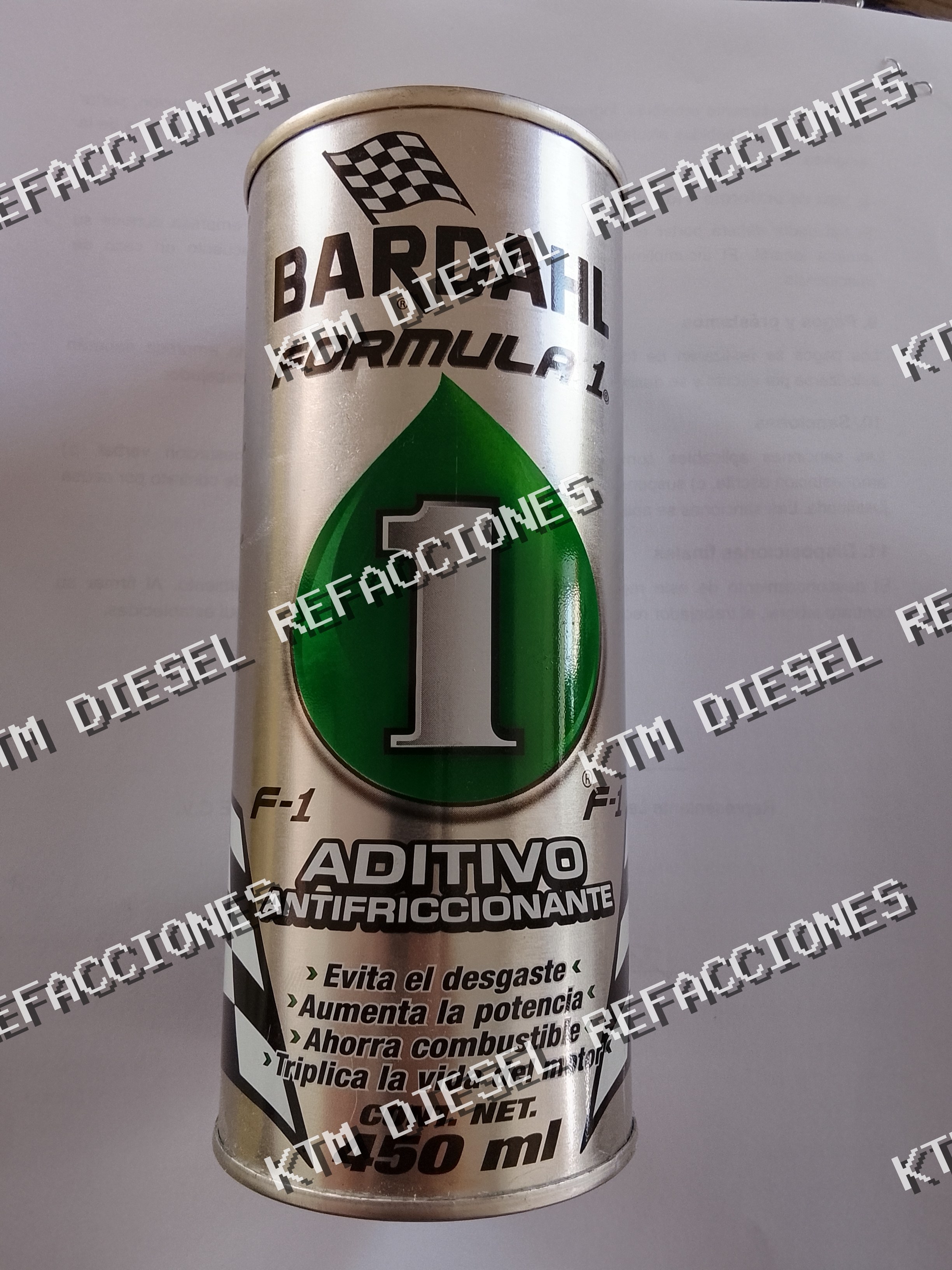 ADITIVO BARDAHL 1 ANTIFRICCIONANTE 450ML