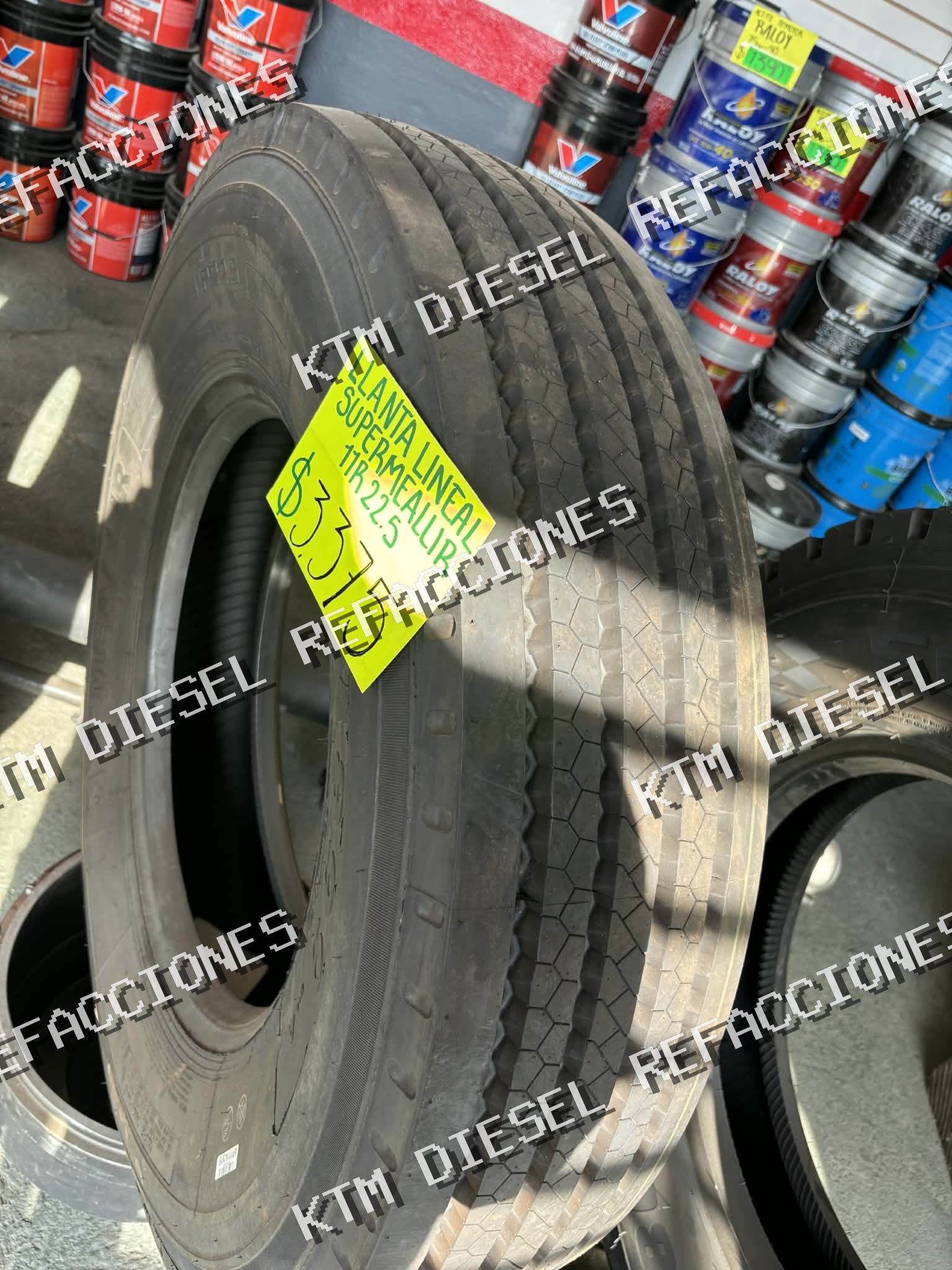LLANTA LINEAL SUPERMEALLIR 11R22.5 SM899A 
