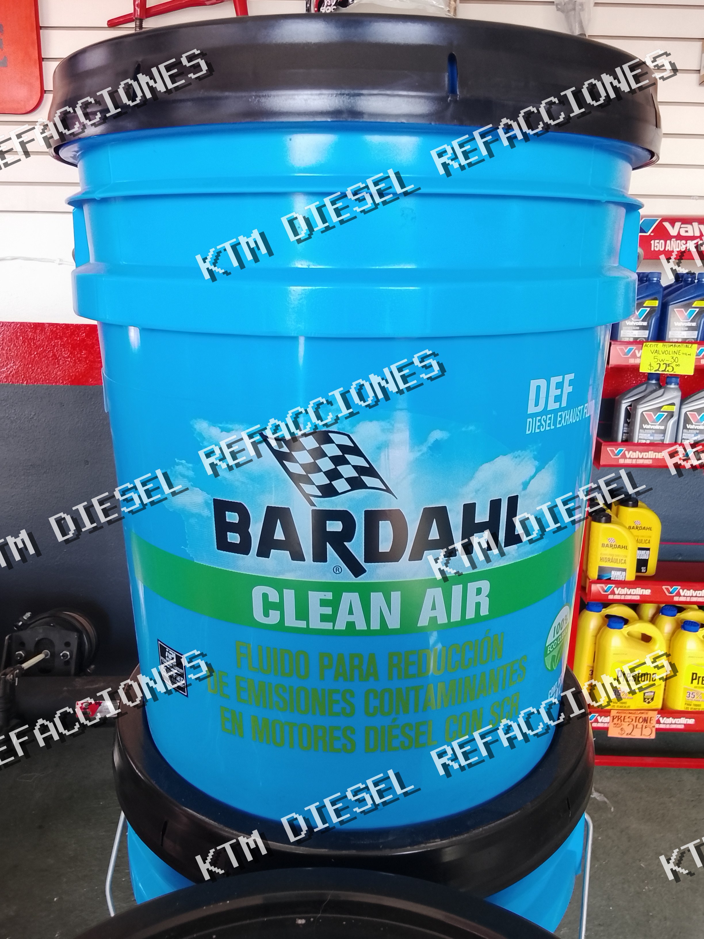 BHL CLEAN AIR MTY UREA BARDAHL 19LT