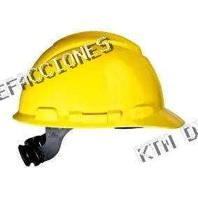 CASCO DE SEGURIDAD AJUSTE INTERVALO AMARILLO PRETUL
