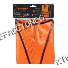 CHALECO DE SEGURIDAD NARANJA 