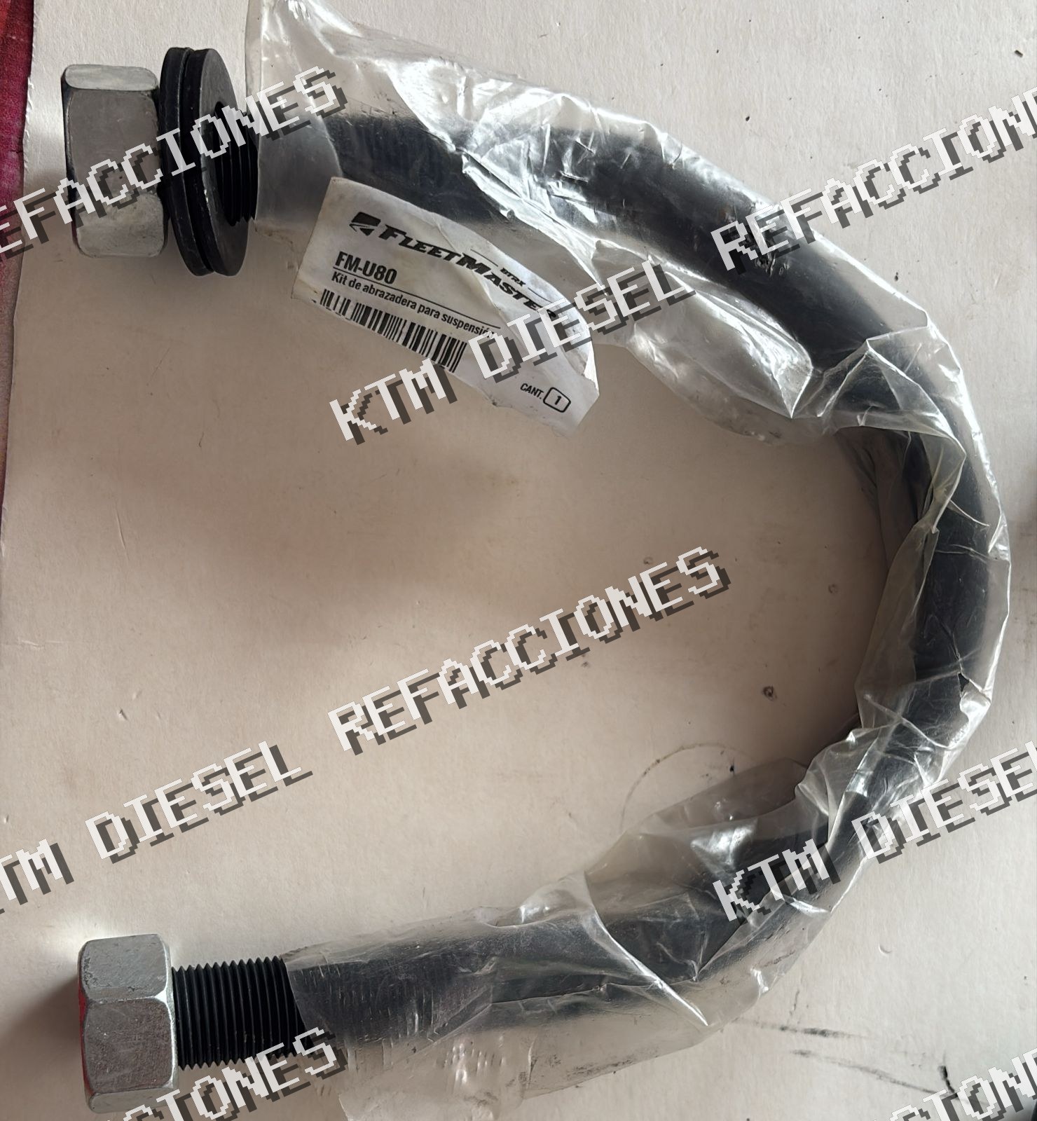 ABRAZADERA EN U PARA SUSPENSION