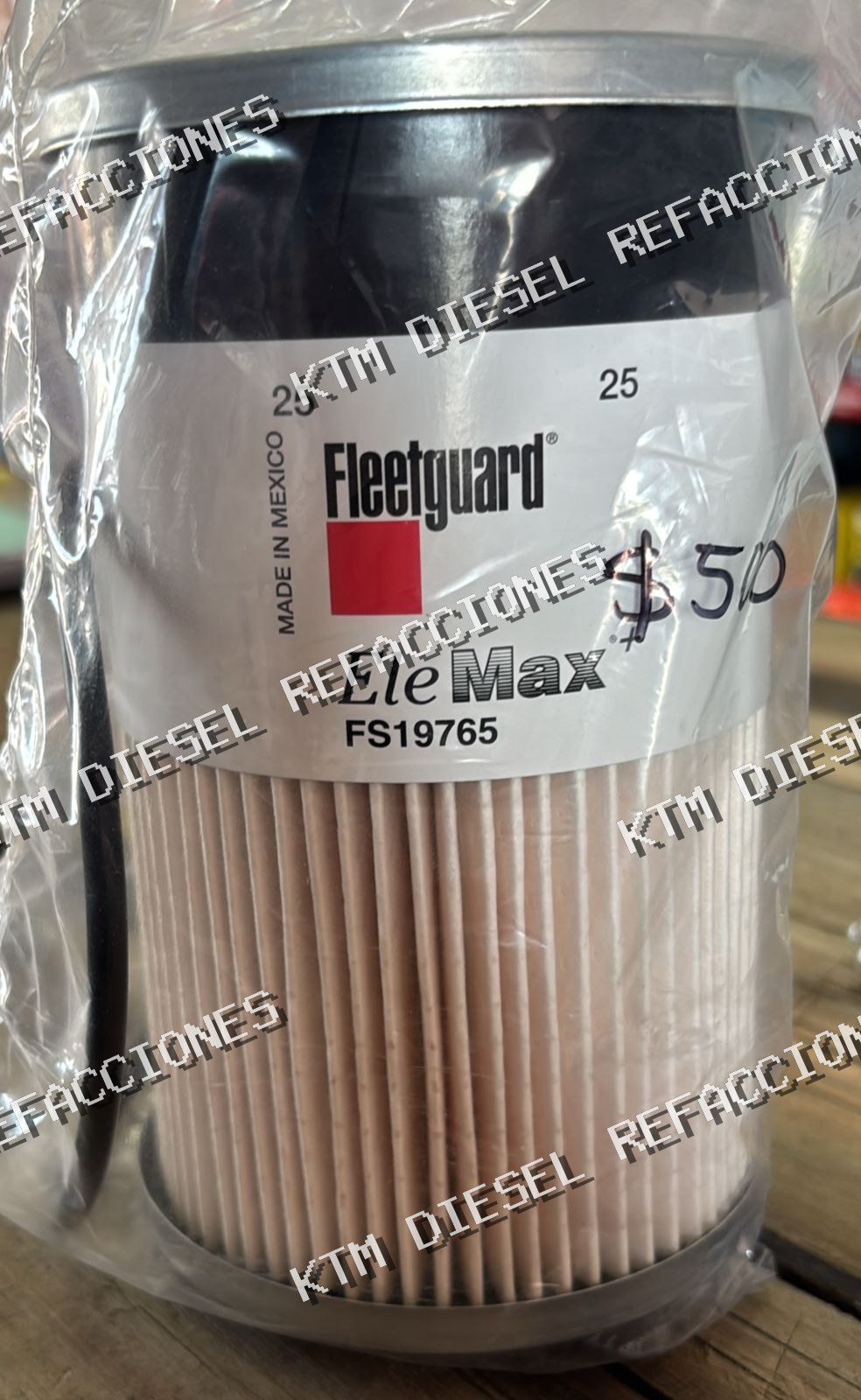 FILTRO DE COMBUSTIBLE FLEETGUARD FS19765 