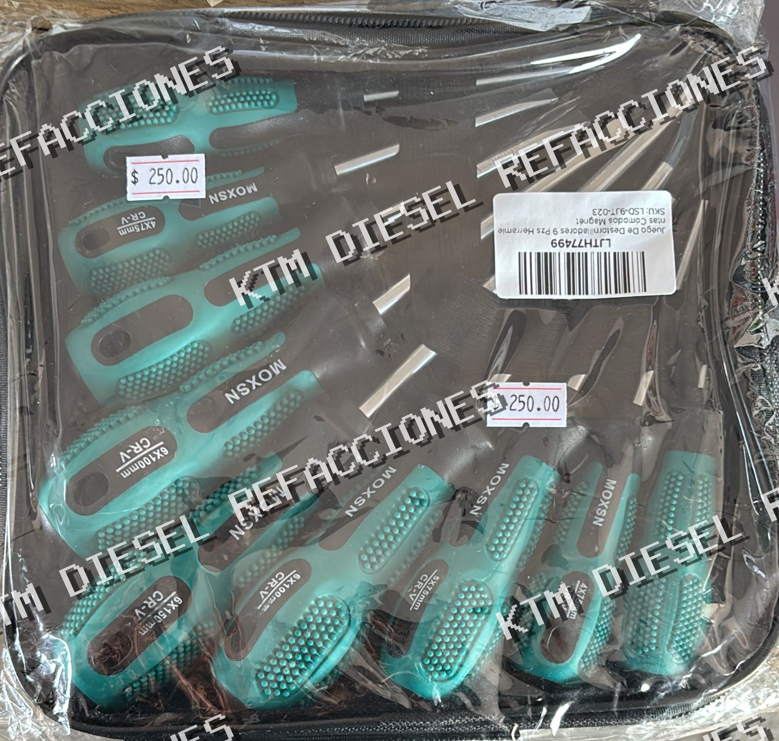 KIT DE DESARMADORES 9PZS