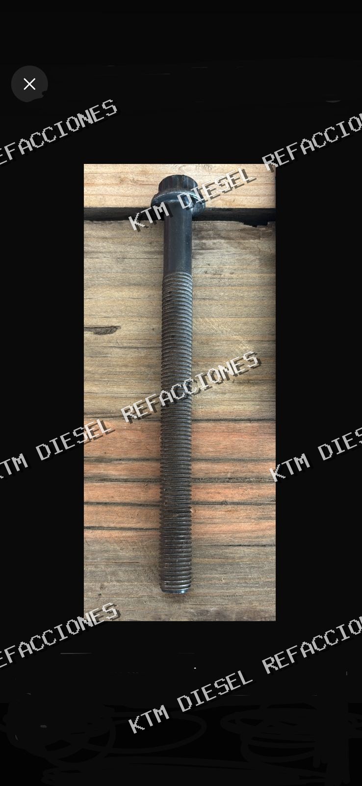 TORNILLO CON CABEZA GR 12.9 5/8 x 7 1/2" FINO