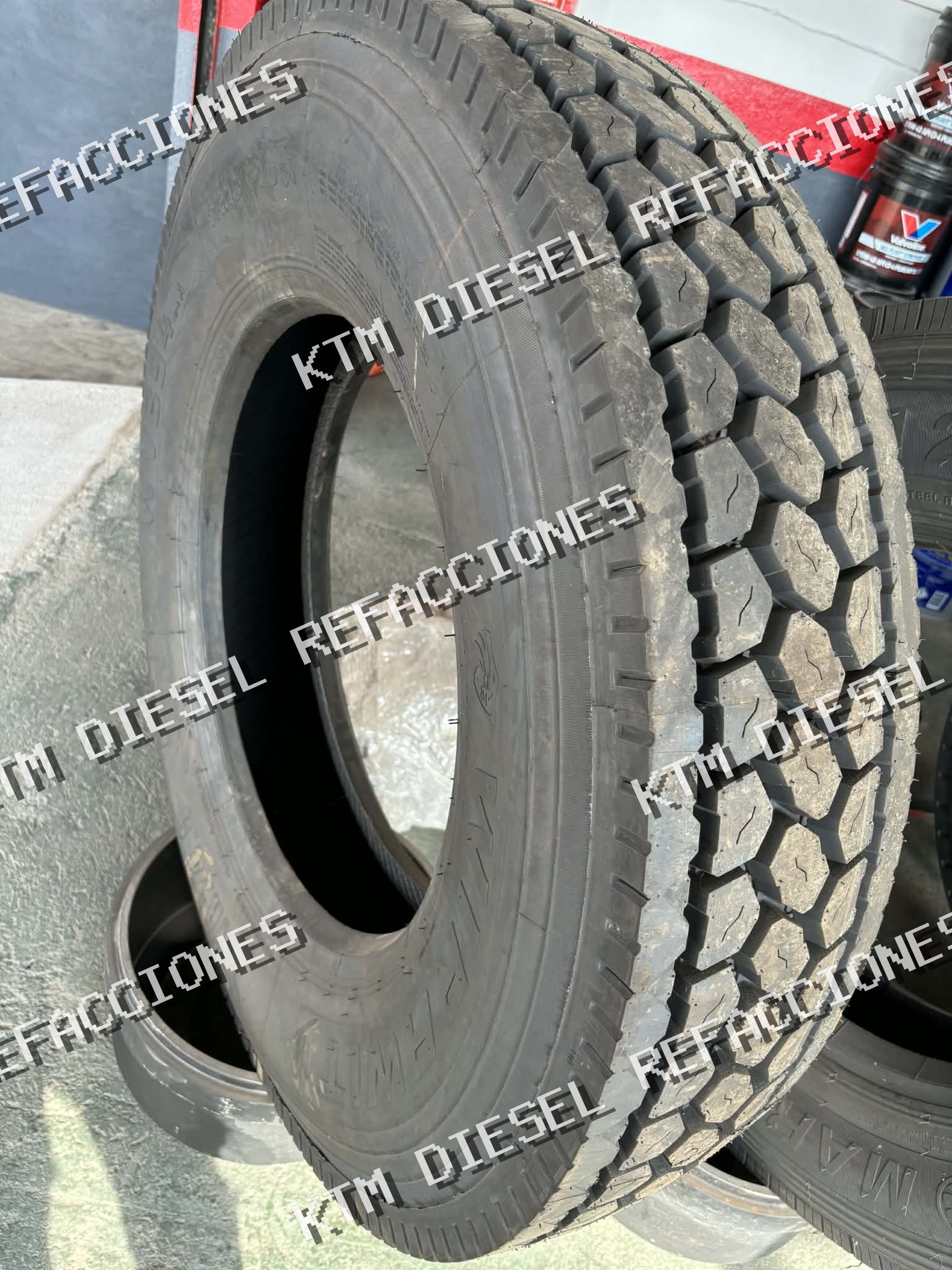 LLANTA TRACCION WIRAWIT 11R24.5