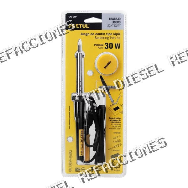 CAUTIN TIPO LAPIZ 30W PRETUL
