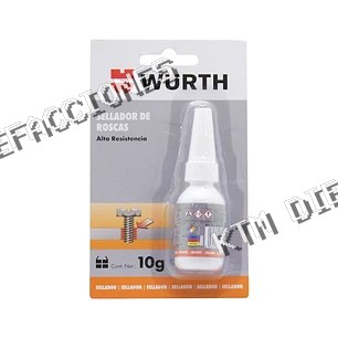 SELLADOR DE ROSCAS ALTA RESISTENCIA 10GR WURTH