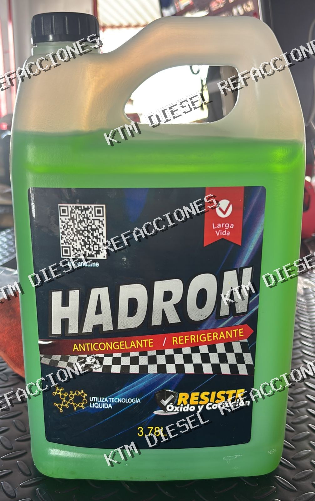 ANTICONGELANTE HADRON VERDE 3.78L