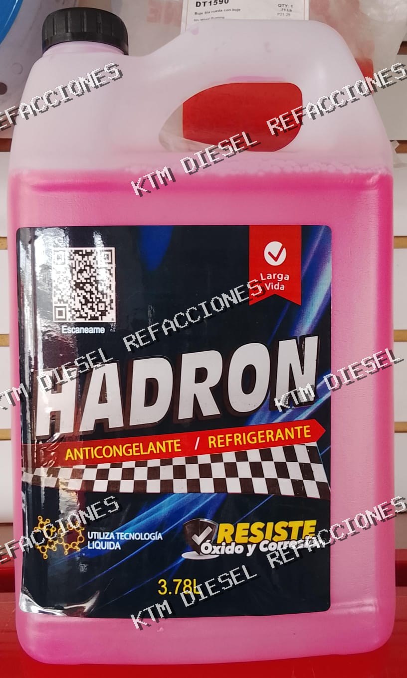 ANTICONGELANTE HADRON ROSA 3.78L